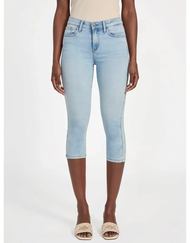 Denim Capri Pants