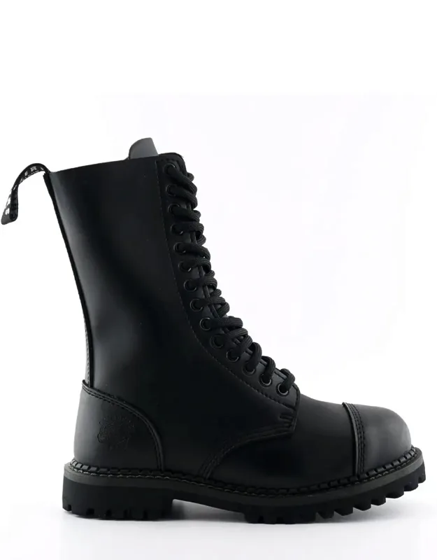 Leather Military Boots