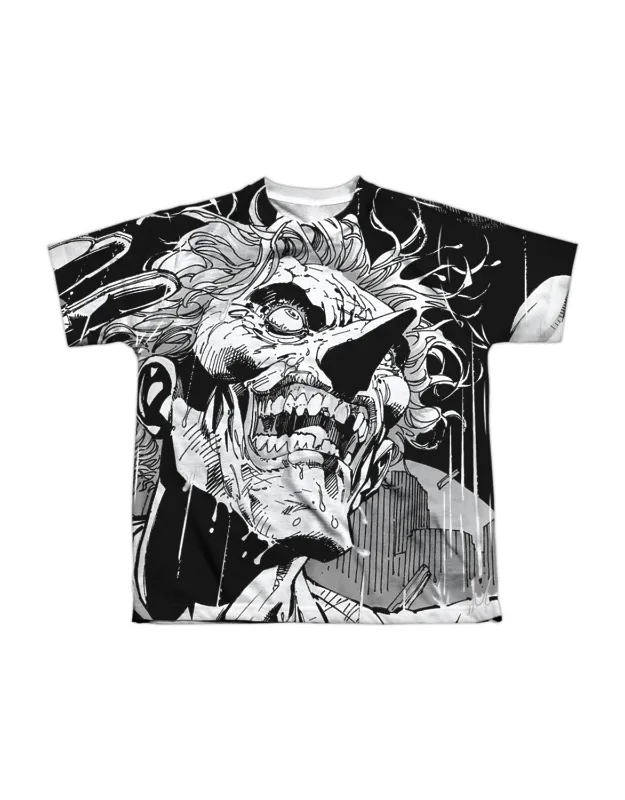 _batman Joker Short Sleeve Poly Crew Tee / T-shirt Stylish Everyday_