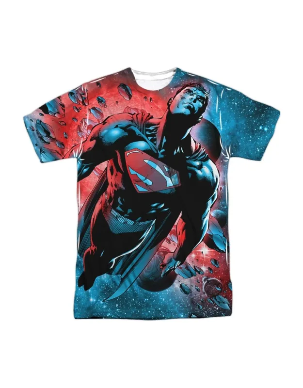 Superman Red Son Short Sleeve Poly Crew T-shirt