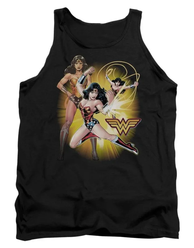 Justice League Of America Adult Tank Top - 100% Pre-shrunk Cotton, Officially Licensed