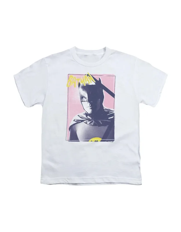 Batman Classic Tv Wayne 80s Short Sleeve Youth Tee Stylish Easy