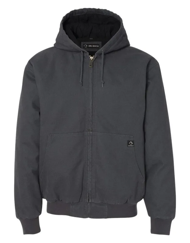 Cheyenne Boulder Cloth Hooded Jacket With Tricot Quilt Lining