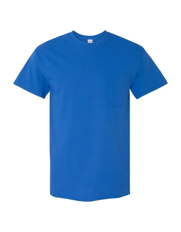 Heavy Cotton Pocket T-shirt, Midweight Fabric, Left Chest Pocket