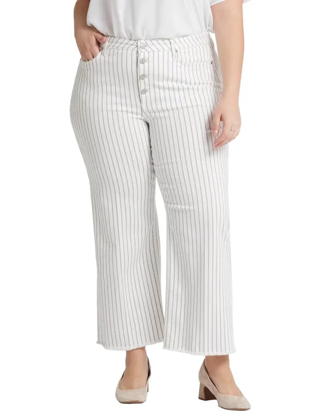 Teresa Beach Cruise Stripe Ankle Crop Jeans