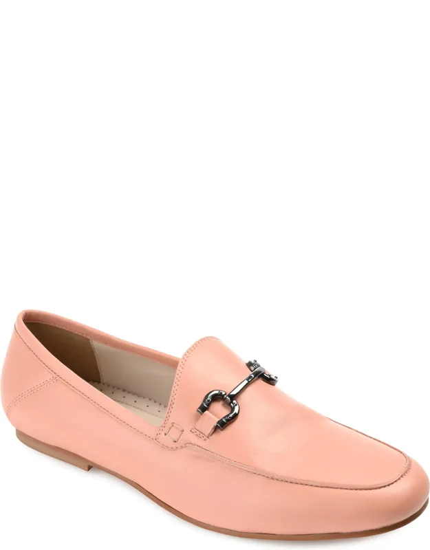 _loafers Slip On Flats With Horse-bit Detail And Tru Comfort Foam Footbed_