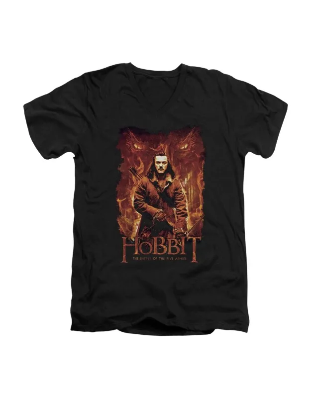 Hobbit Fates Short Sleeve V Neck Premium Cotton T-shirt