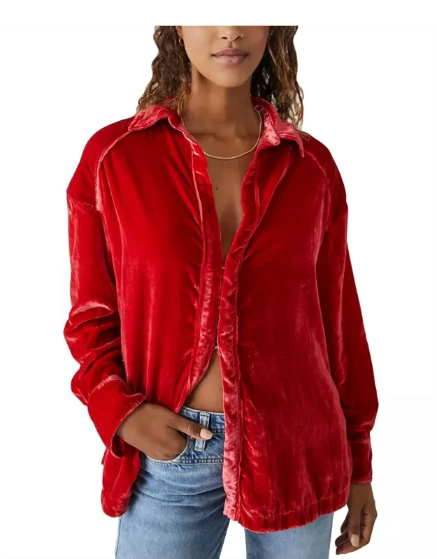 Marianne Velvet Blouse