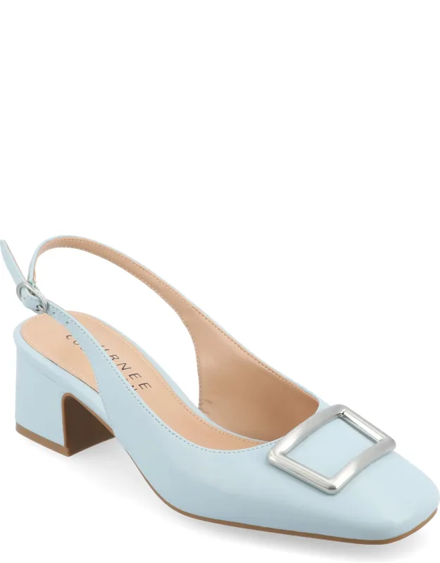 Everlee Pumps With 2-inch Block Heel And Ankle Strap