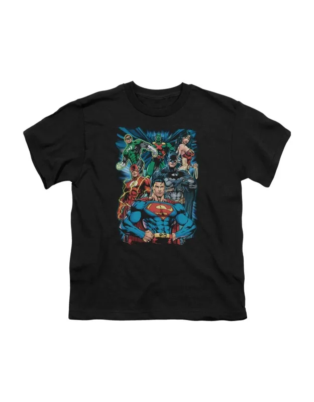 Justice League Of America Short Sleeve Tee - Stylish Everyday Wear, 100% Cotton