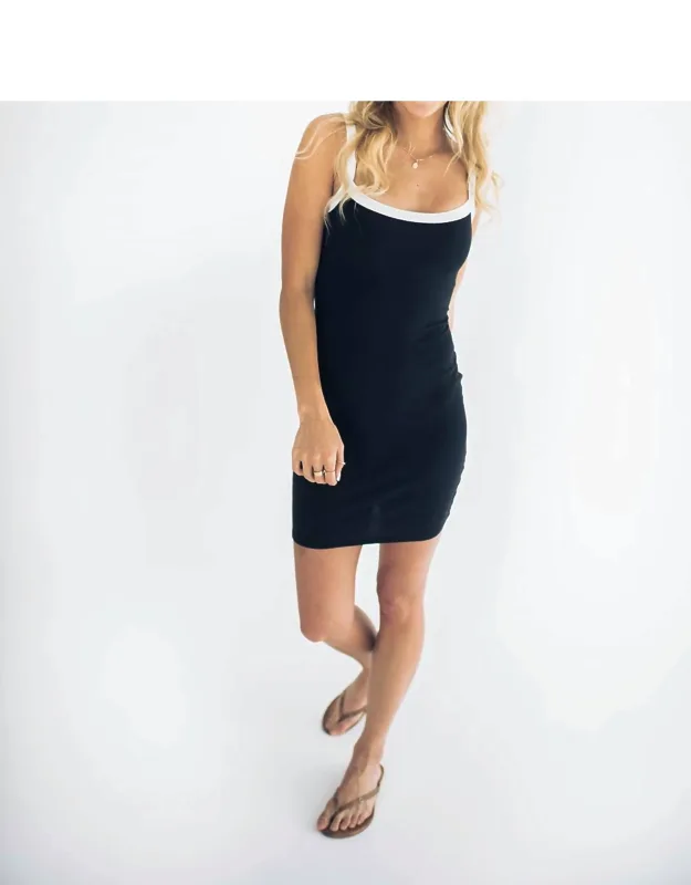 Ribbed Mini Dress