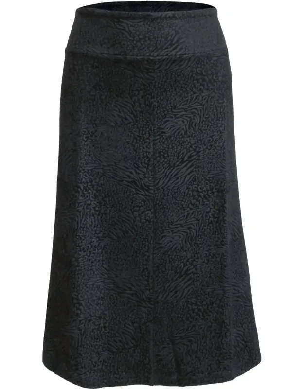 Faux Suede Skirt