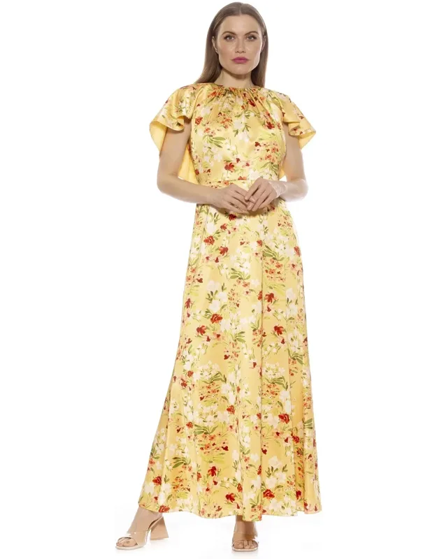 Danica Dress Flutter Cap Sleeve