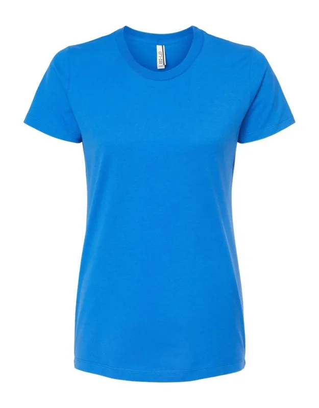 Tultex Premium Cotton T-shirt With Ribbed Collar And Double-needle Hem