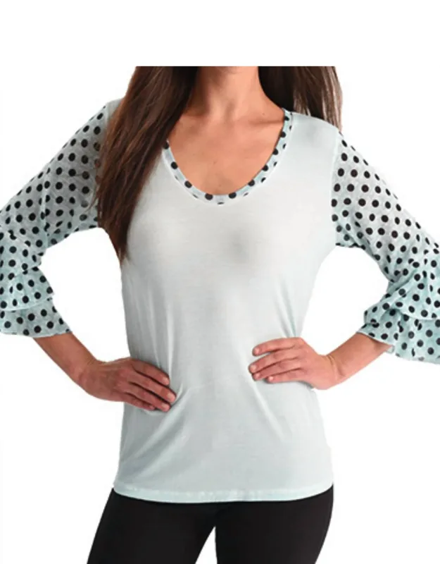 Polkadot Sleeve Top