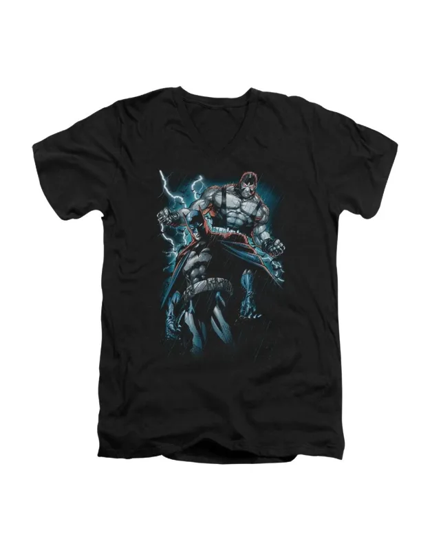 Batman Evil Rising V Neck T-shirt