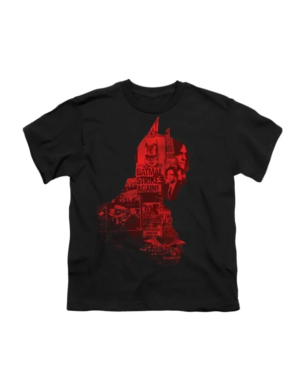 Batman News Silhouette Short Sleeve Tee