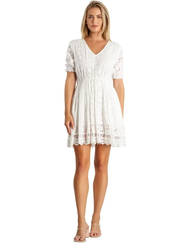 Marianna Sleeveless V-neck Dress