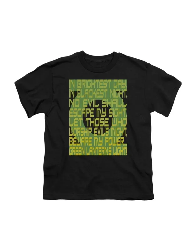 Green Lantern Oath Short Sleeve Tee - Stylish For Everyday Wear