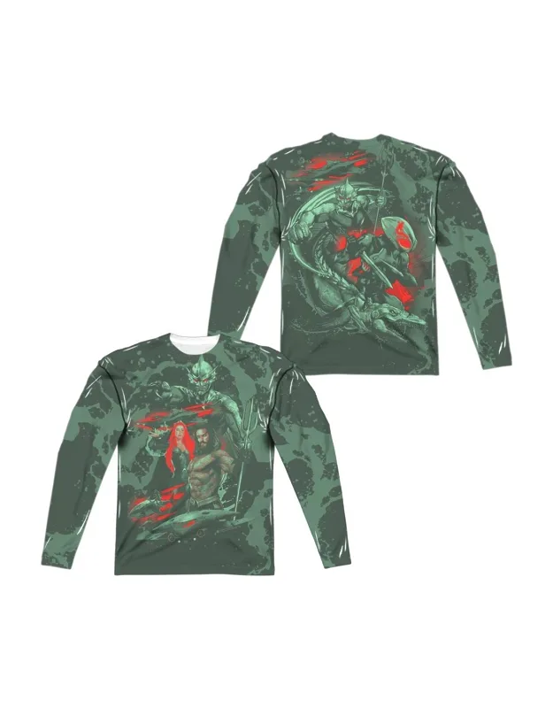 Good And Evil Long Sleeve Poly Crew Tee