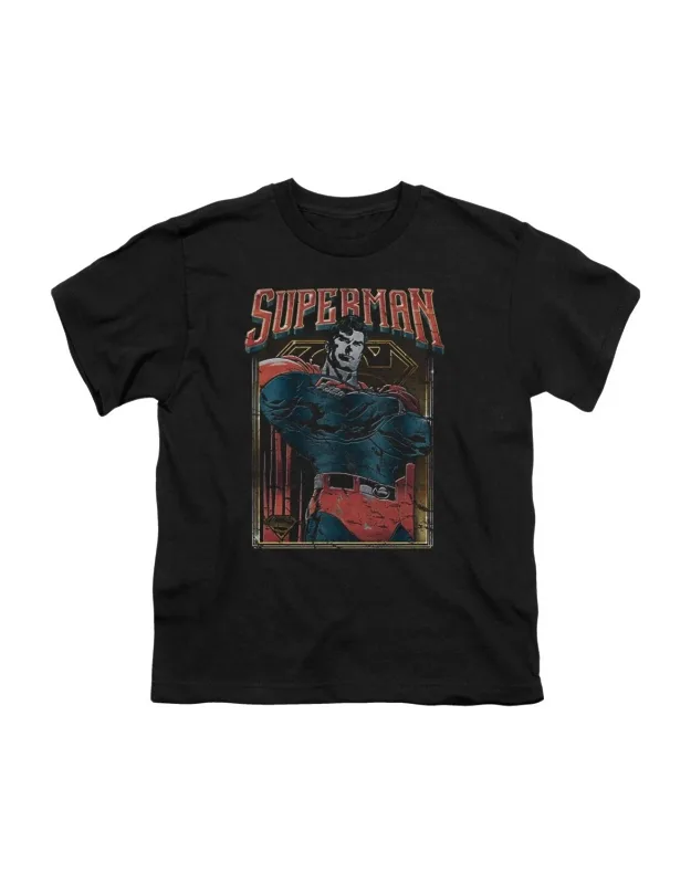 Superman Head Bang Short Sleeve Tee - Stylish For Everyday Wear, 100% Cotton