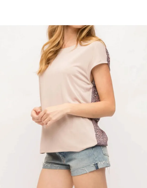 Modal Top With Criss Cross Back
