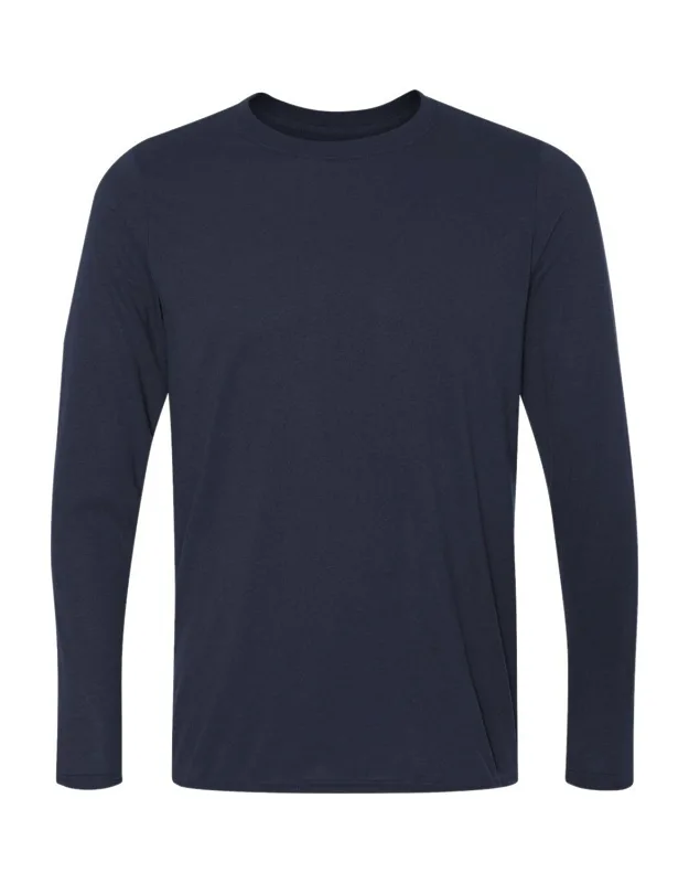Performance Long Sleeve T-shirt With Moisture Management And Odor Control