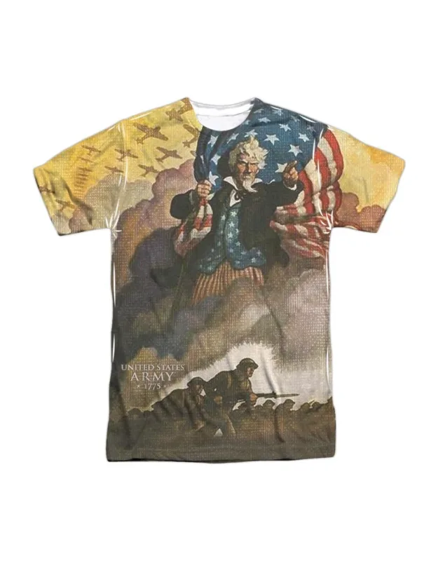 U. S. Army Vintage Poster Short Sleeve Poly Crew T-shirt