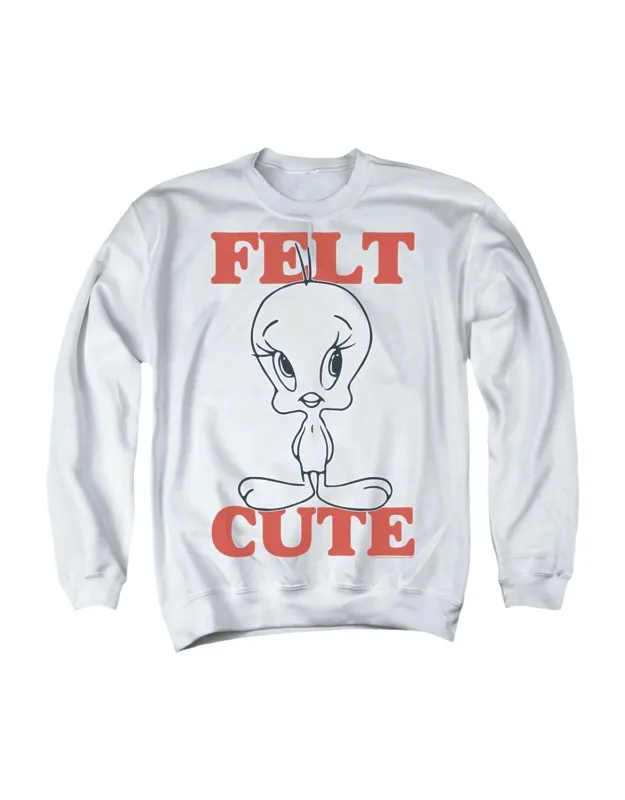 Looney Tunes Felt Cute Crewneck Sweatshirt