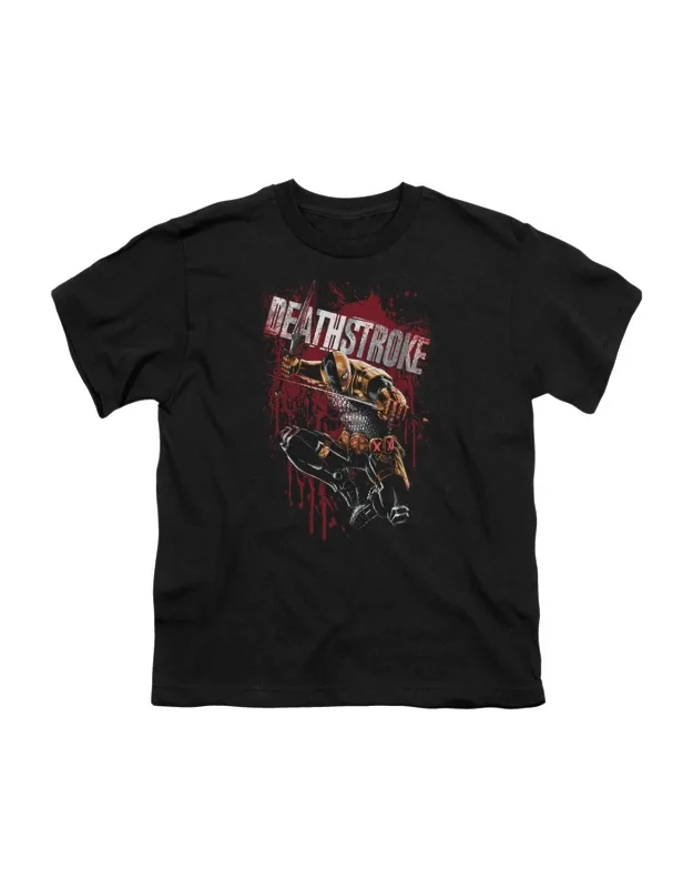 Justice League Of America Blood Splattered Short Sleeve Tee - Stylish For Everyday Wear