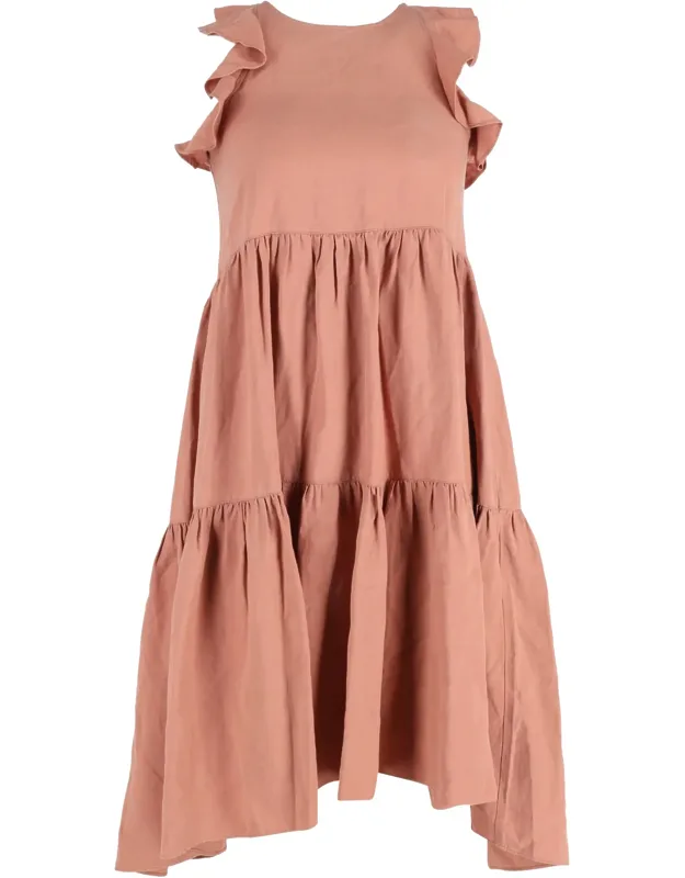 Ruffle Tiered Mini Dress