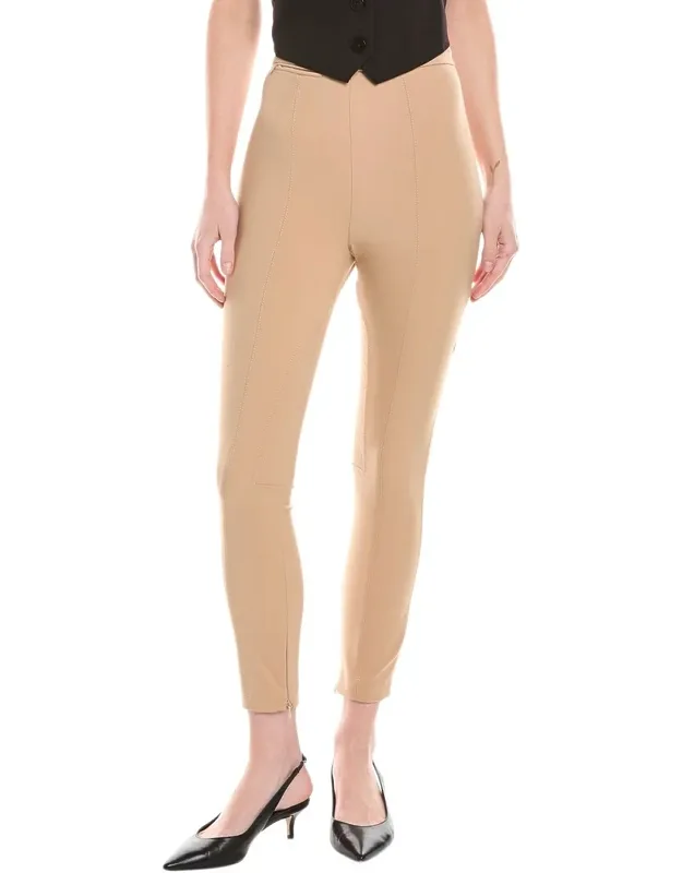 Elisabetta Franchi Pant With Zippered Ankles And Flattering Fit