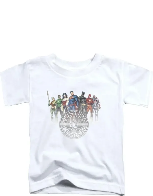 Justice League Of America Circle Crest Tee For Everyday Wear
