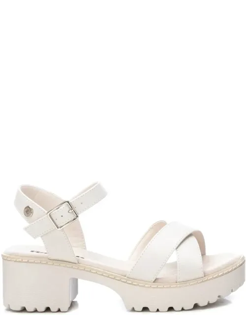 _sandals With Metallic Buckle Closure And Non-slip Rubber Sole_