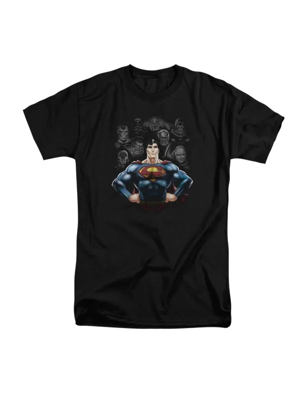 Superman Villains Short Sleeve Tee - 100% Cotton, Officially Licensed