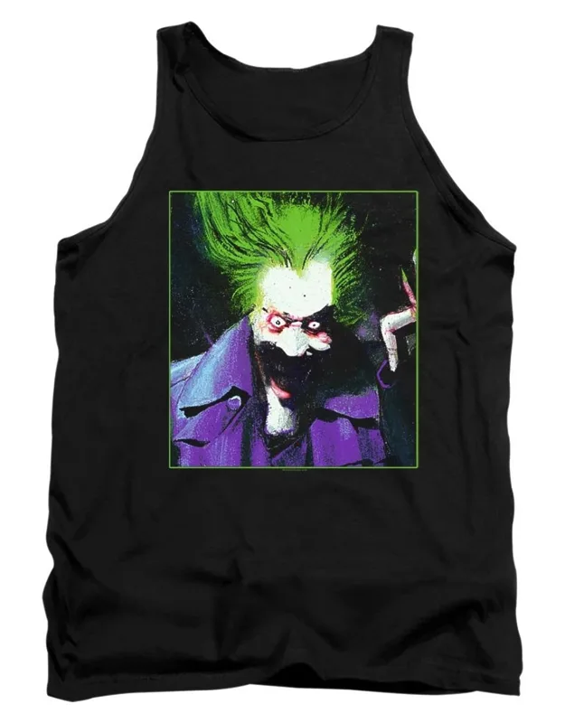Batman Arkham Asylum Joker Tank Top - 100% Pre-shrunk Cotton, Stylish Design