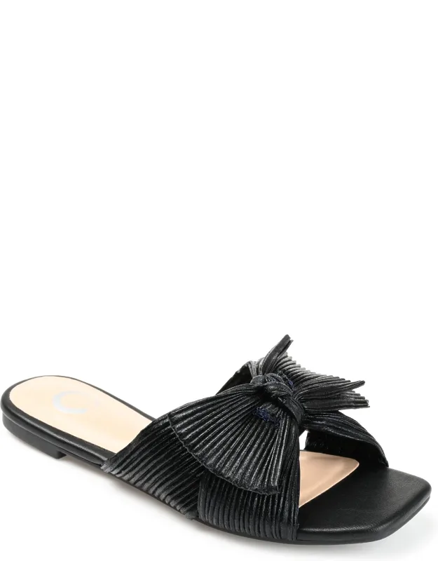 Serlina Flat Sandals With Cushioned Footbed And Block Heel