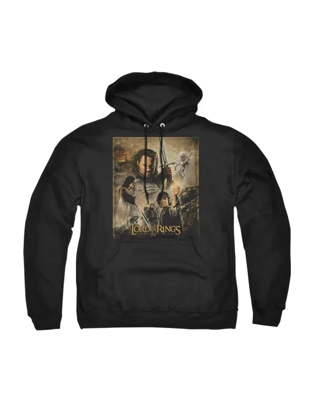 Lord Of The Rings Return Of The King Poster Pullover Hoodie