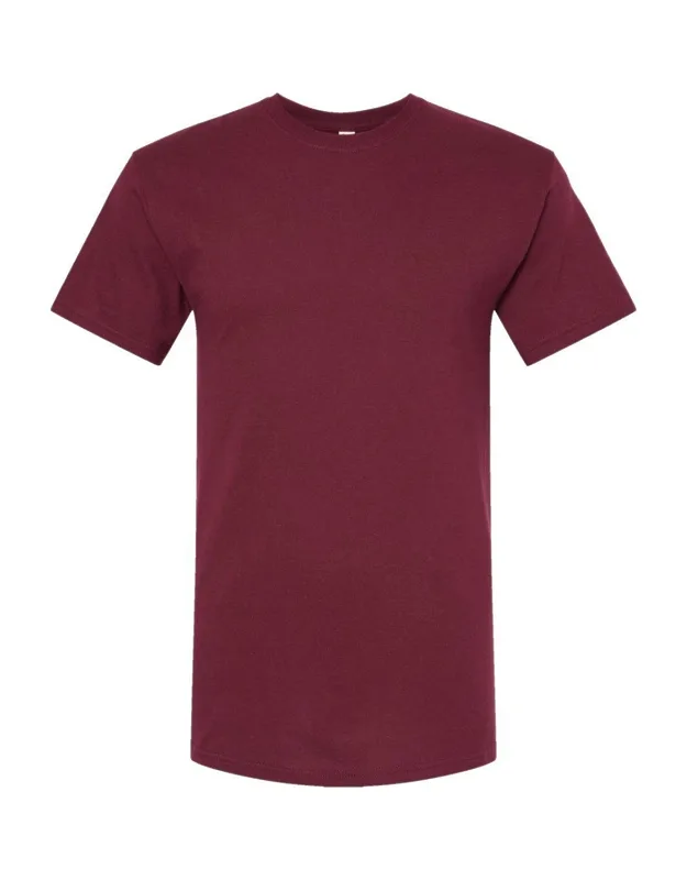 Gold Soft Touch T-shirt, 100% Cotton Preshrunk Jersey, Double Needle Sleeve And Bottom Hem
