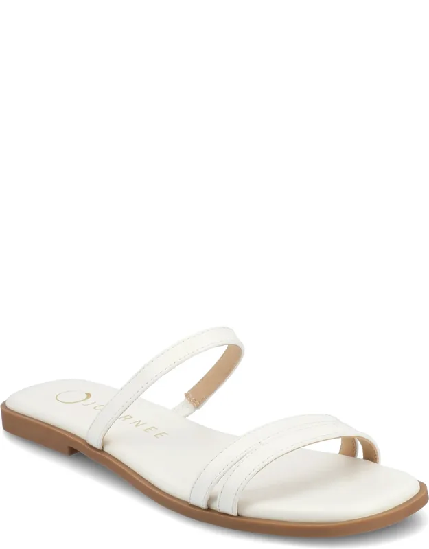 Brisa Flat Sandals With Stylish Multi-strap Design And Convenient Slip-on Style