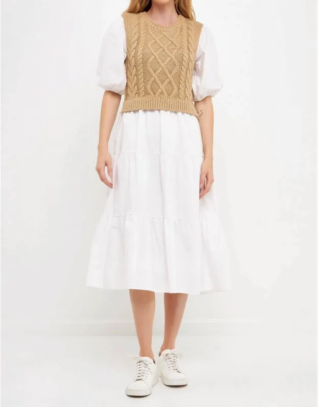 Cable Knit Dress