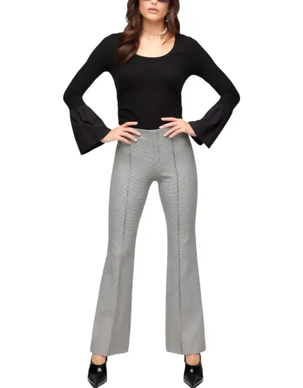 Bootcut Pants Houndstooth