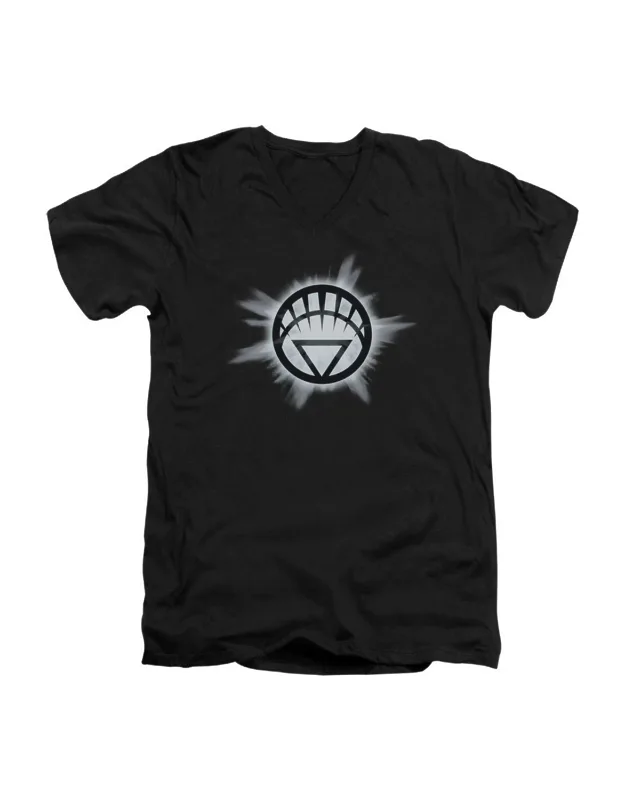 White Glow V Neck T-shirt