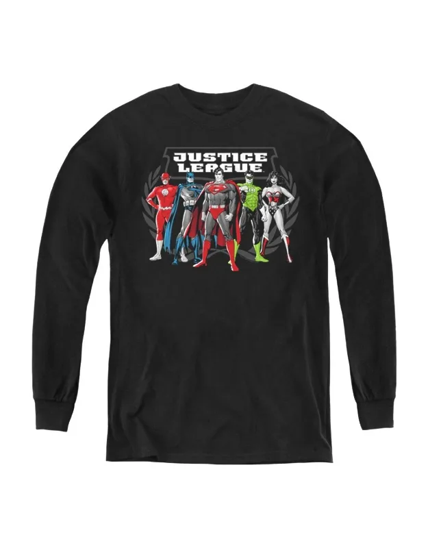 Justice League Of America The Big Five Long Sleeve Tee