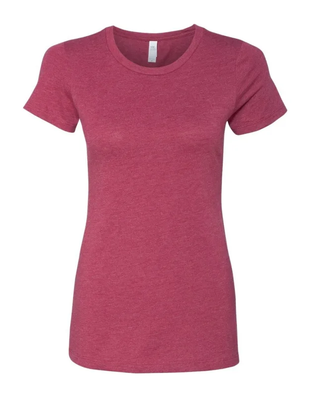 Next Level Cvc T-shirt Set-in 1x1 Baby Rib Collar, Side Seams