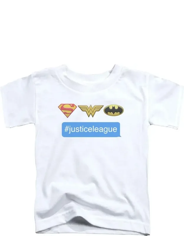 Dc Comics Hashtag Justice League Of America Short Sleeve Tee - Stylish For Everyday Wear
