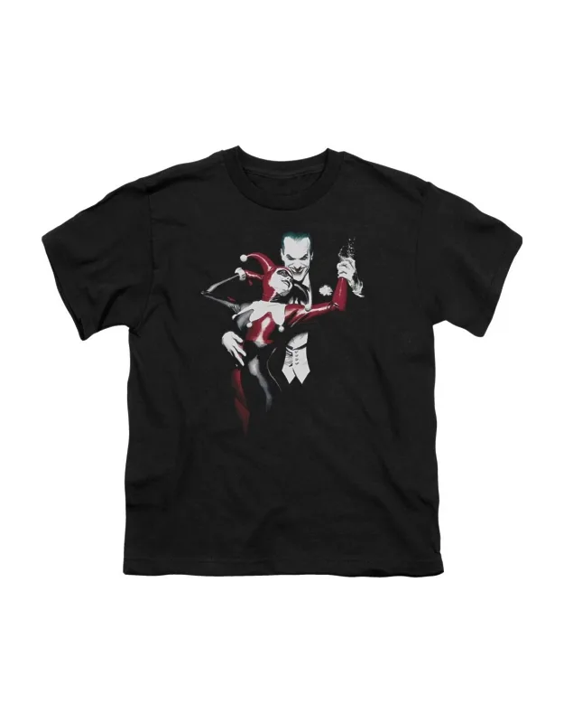 _batman Harley And Joker Short Sleeve Youth Tee / T-shirt Stylish Easy_