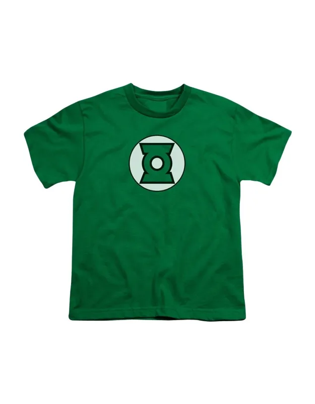 Justice League Of America Green Lantern Logo Short Sleeve Tee - Stylish, 100% Cotton