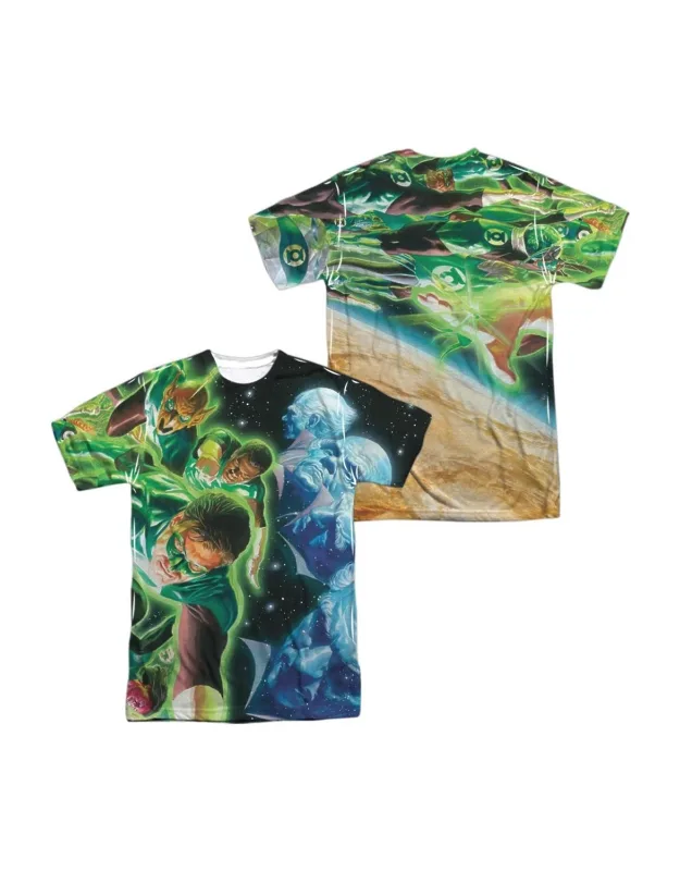 Green Lantern Guardians (front/back Print) Short Sleeve 100% Poly Crew Tee / T-shirt