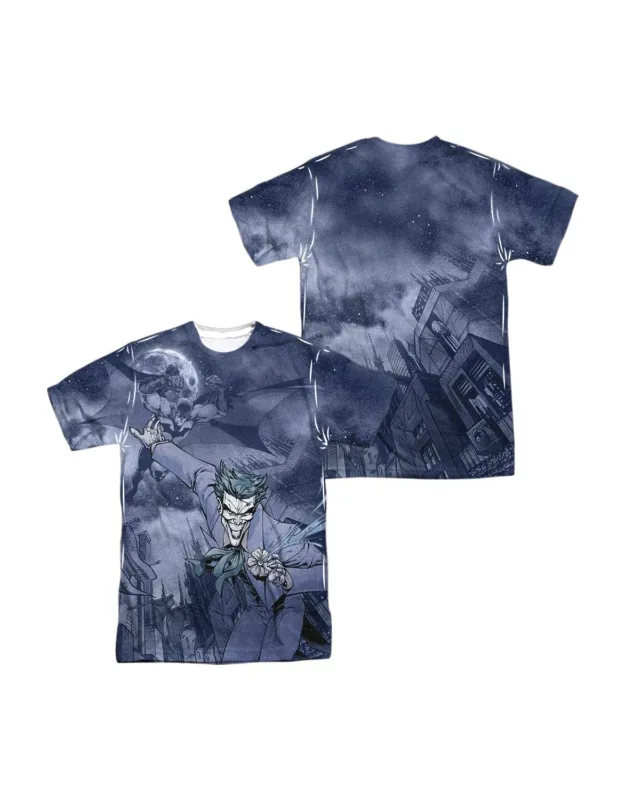 Batman Catch The Joker (front/back Print) Short Sleeve Crew Tee